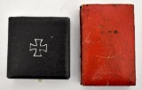 Two Boxes for WWII German Nazi Iron Cross BOXES ONLY