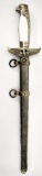 WWII German Nazi Diplomatic Dagger with Scabbard F.W. Holler