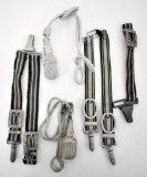 Grouping of WWII German Nazi Dagger Hangers and Knots