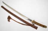 WWII Japanese Army Officers Sword with Scabbard