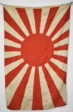 WWII Japanese Battle Flag with Photo Documentation of Capture