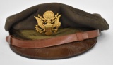 WWII US Army Air Corps Pilots Crusher Cap