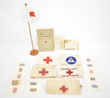 Grouping of WWI and WWII US Red Cross Items