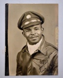 Extremely Rare Photo of Tuskeegee Airman African American Pilot