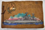 Pre WWII US Navy USS California Log Album Veterans