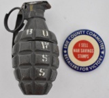 WWII US Grenade Piggy Bank