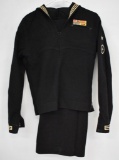 WWII US Enlisted Navy Uniform named to Lewis Ransom