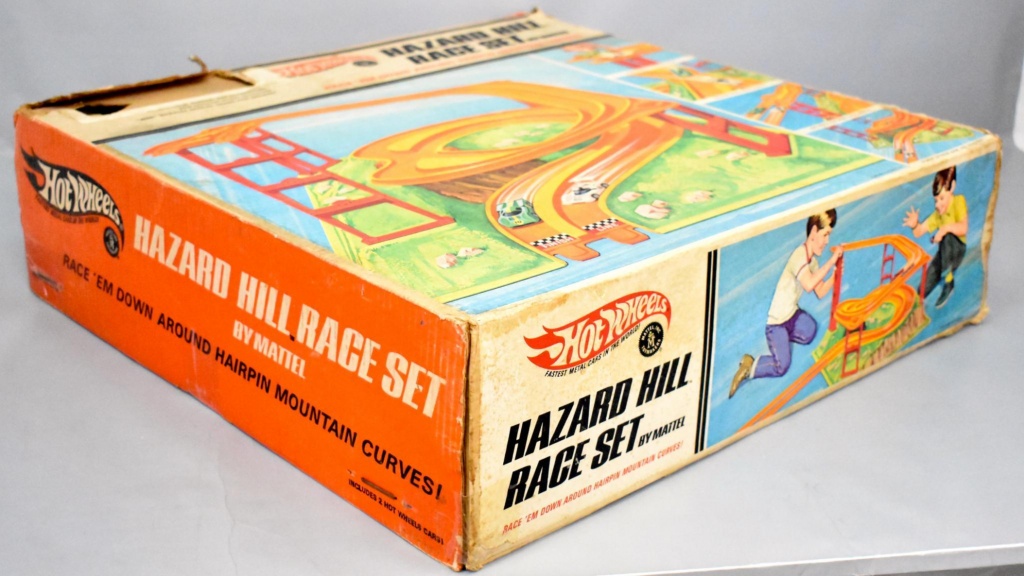 hot wheels hazard hill race set