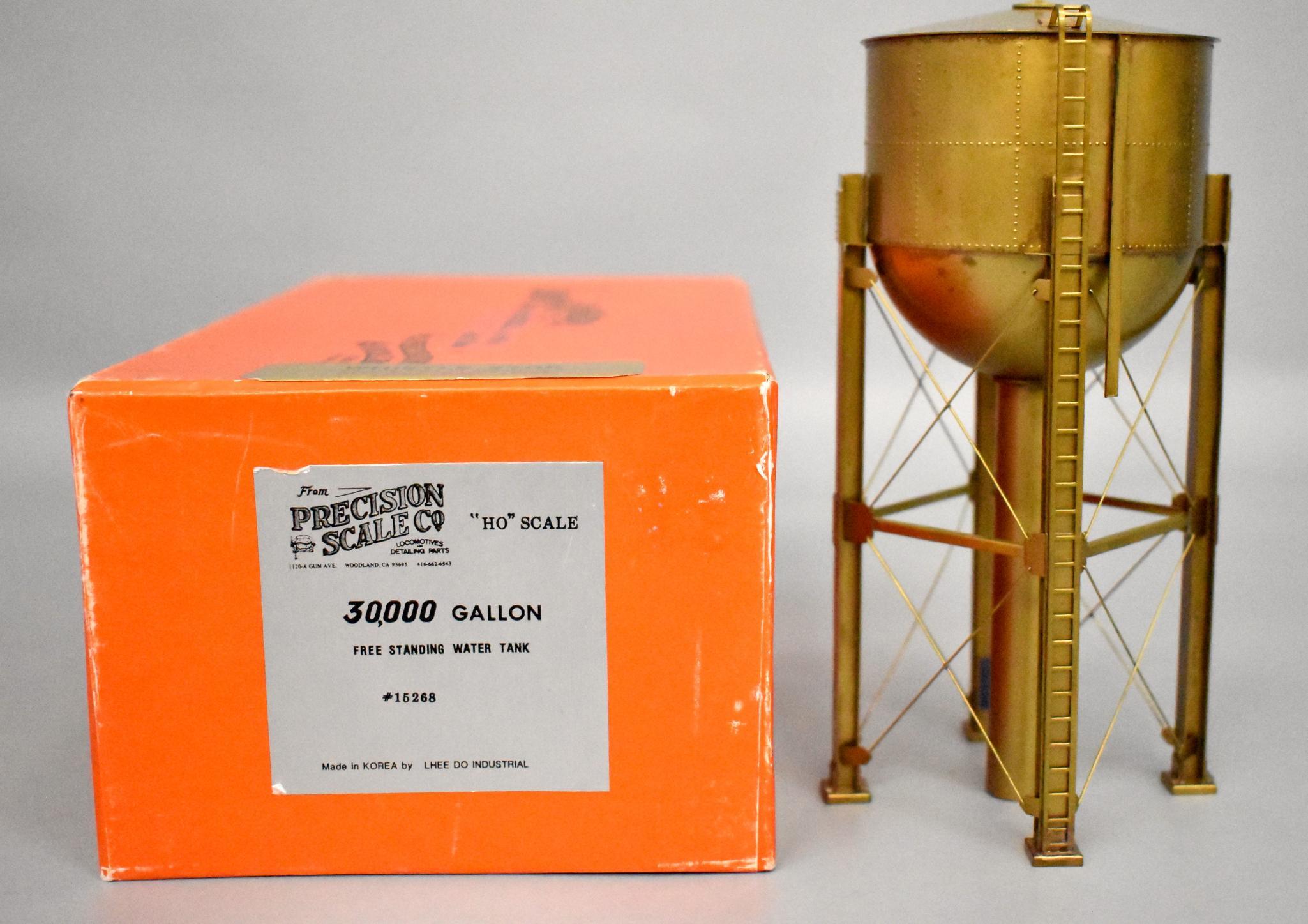 Precision Scale Co HO Brass 30,000 Gallon Free