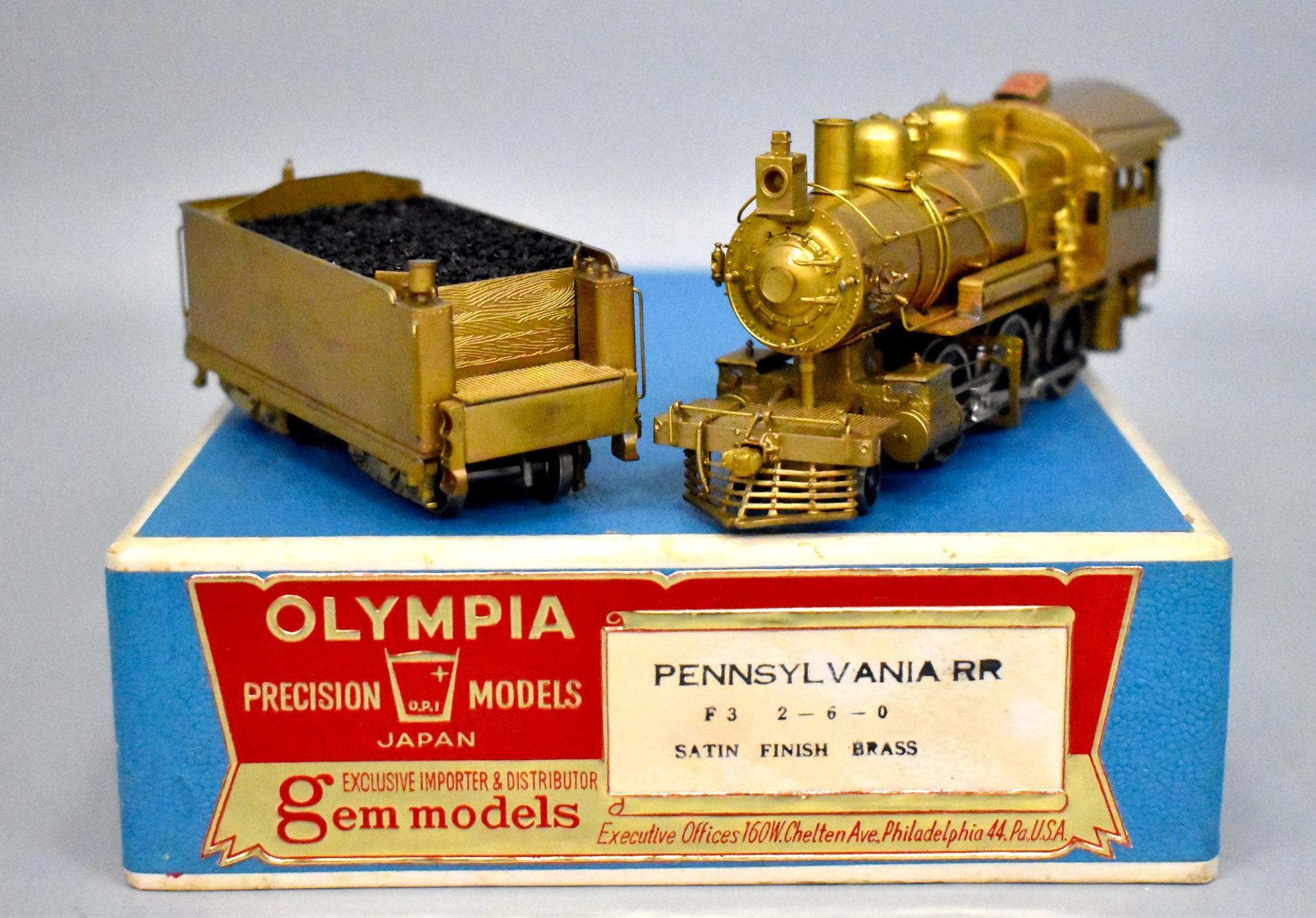 Gem Olympia Models HO brass Class F3 Pennsylvania | Proxibid