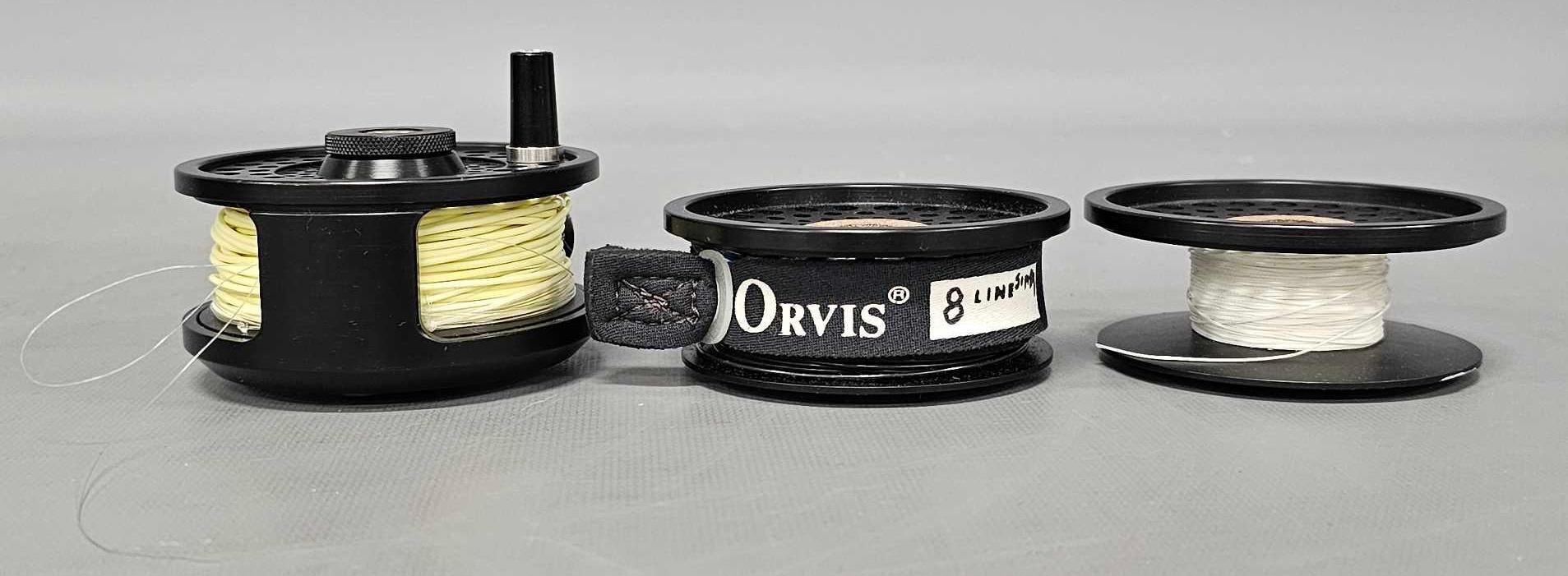 Orvis DXR Anti-reverse 7/8 fly reel with 2 extra | Proxibid