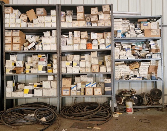 Huge inventory of air filters and gaskets and hoses