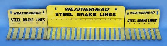 Weatherhead steel brake lines wall-mounted racks