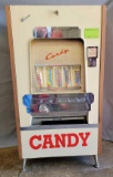 Vintage Fawn coin operated candy vending machine