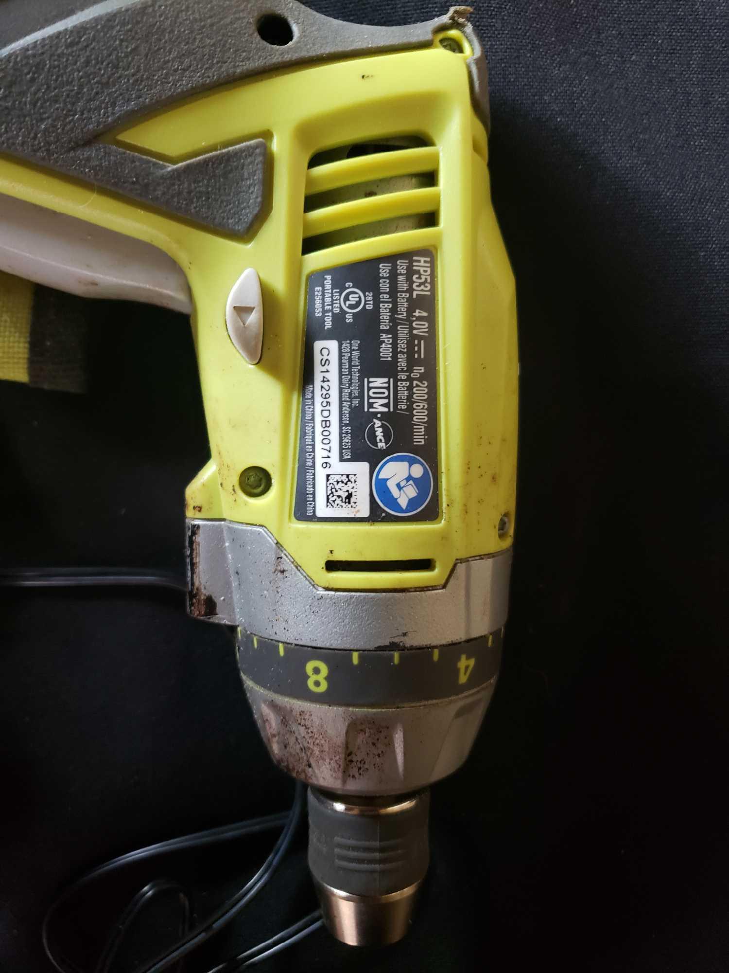RYOBI HP53L hand driver kit carrying bag and Proxibid