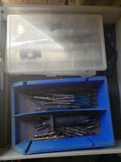 Drawer of drill bits