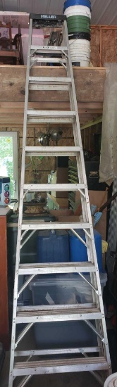 KELLER 10' ladder 300 lb capacity aluminum