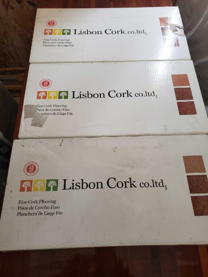 3 boxes Lisbon Sunset Cork 4x300x600mm 21.31 sq ft per box