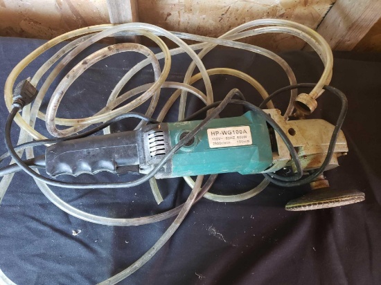 Hp-WG100A powered grinder with waterline