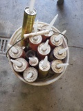 5 gallon bucket filled with caulk