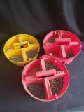 Nail and screw tray organizers