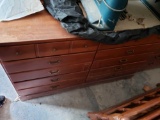 Wood bedroom dresser