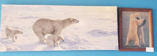 Polar bear framed pictures and artwork