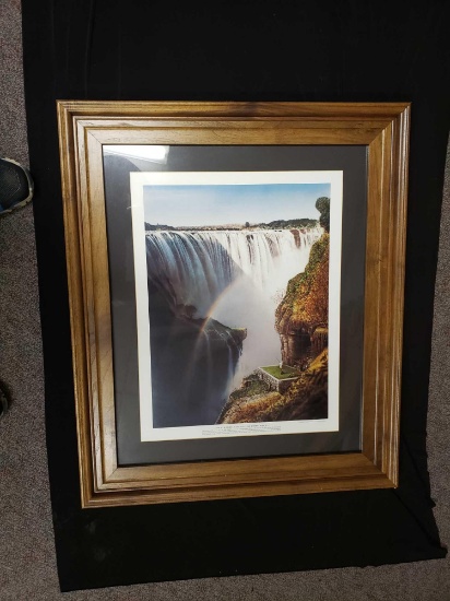 NO 1 Victoria Falls G.C 168 yd Par 3 Framed Artwork