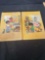 Antique corkboard children paintings