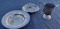 BAROQUE Wallace Silver plates and creamer
