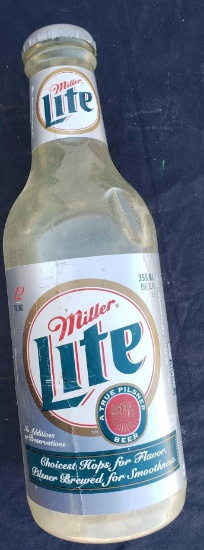 Miller Lite Coin collector bottle