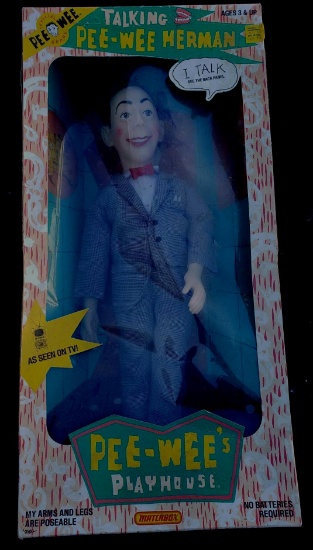 Talking PEE-WEE HERMAN in Box #3500 Matchbox