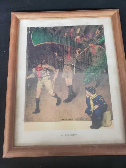 NORMAN ROCKWELL Men of tomorow