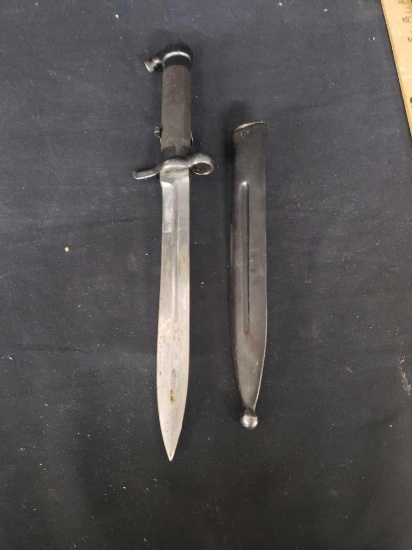 Military issued knife and sheath