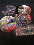 Collectible plates and hockey cards