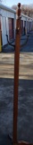 Wooden coat rack