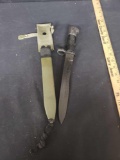 Army Toledo Knife and sheath