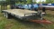 16’ +2’ dovetail tandem axle, trailer w/ramps