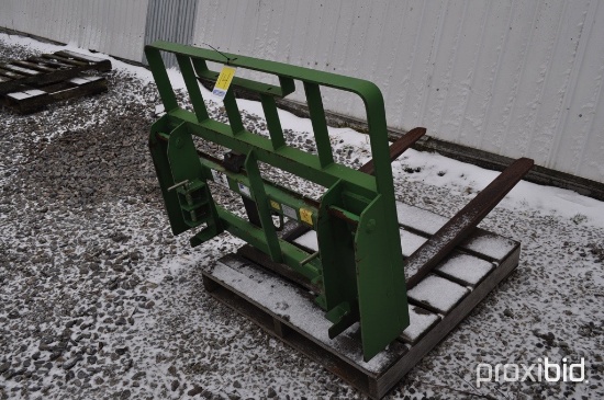 Pallet forks, John Deere loader attachment	