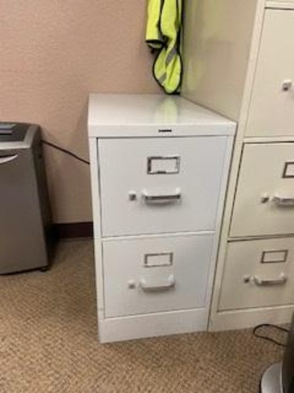 Two drawer filing cabinet