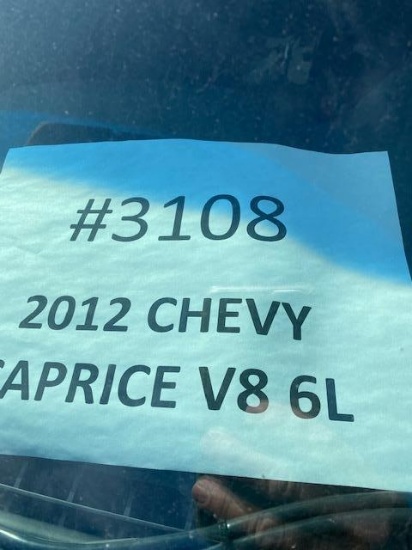 2012 Chevy Caprice V8 6L