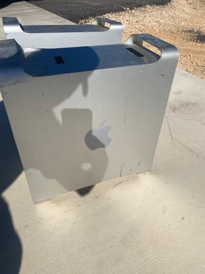 Two Apple Computer Towers