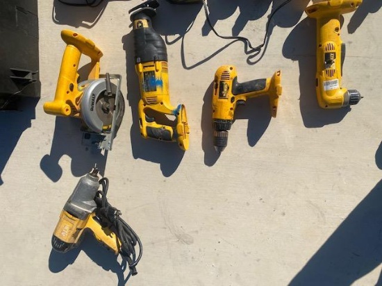Dewalt and Two Ryobi Tools