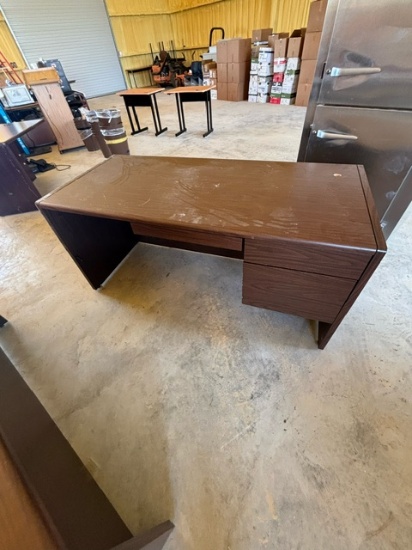 three desk