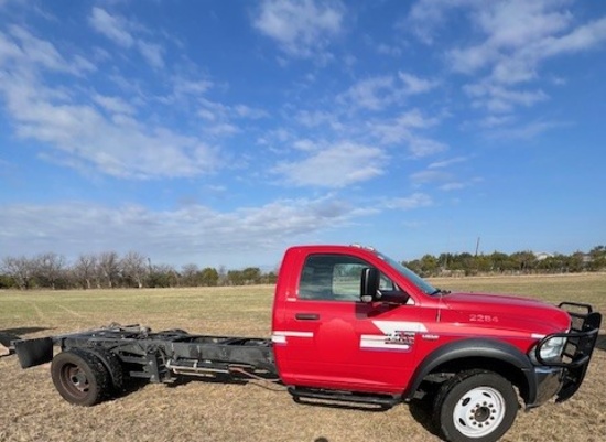 2016 Ram 4500 truck cab and chassis