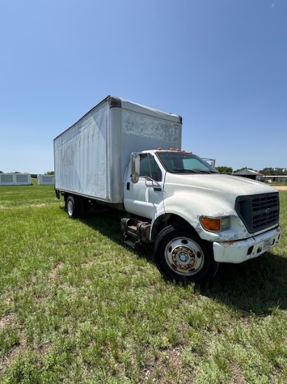2001 Ford F 650 Box Truck 22 Feet