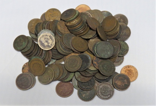 150 Cull Indian Cents.