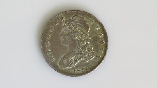 1836 Bust Half-Dollar Original AU Coin