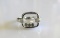 14Kt White Gold Fancy Window Ring