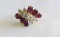 14KT Yellow Gold Ruby and Diamond Ring